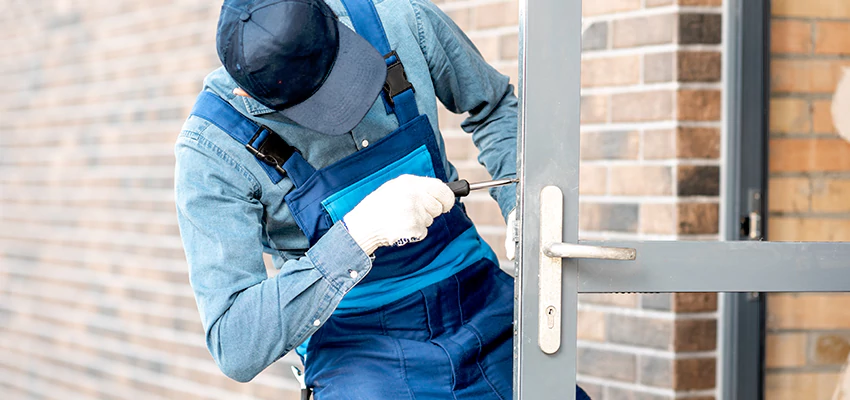 Pivot Storefront Door Locks Installation in Vineyard, California